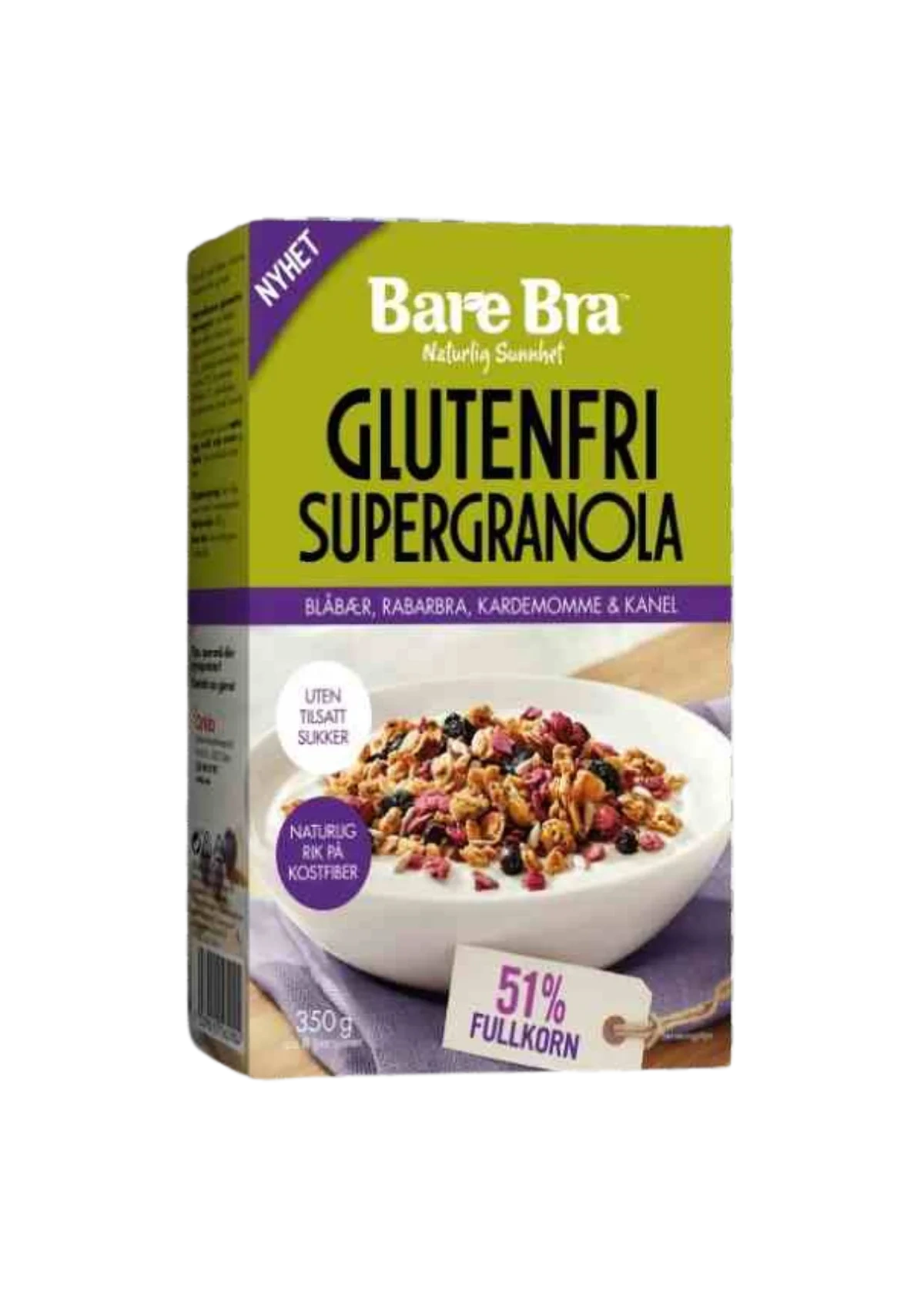 Supergranola Glutenfri 350g Bare Bra