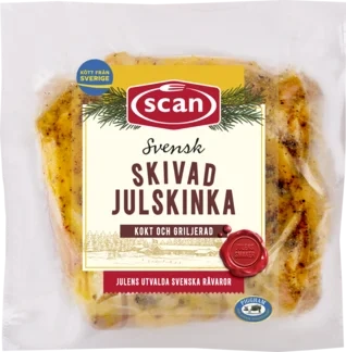 Julskinka skivad