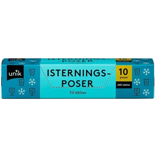Isterningsposer 10stk Unik