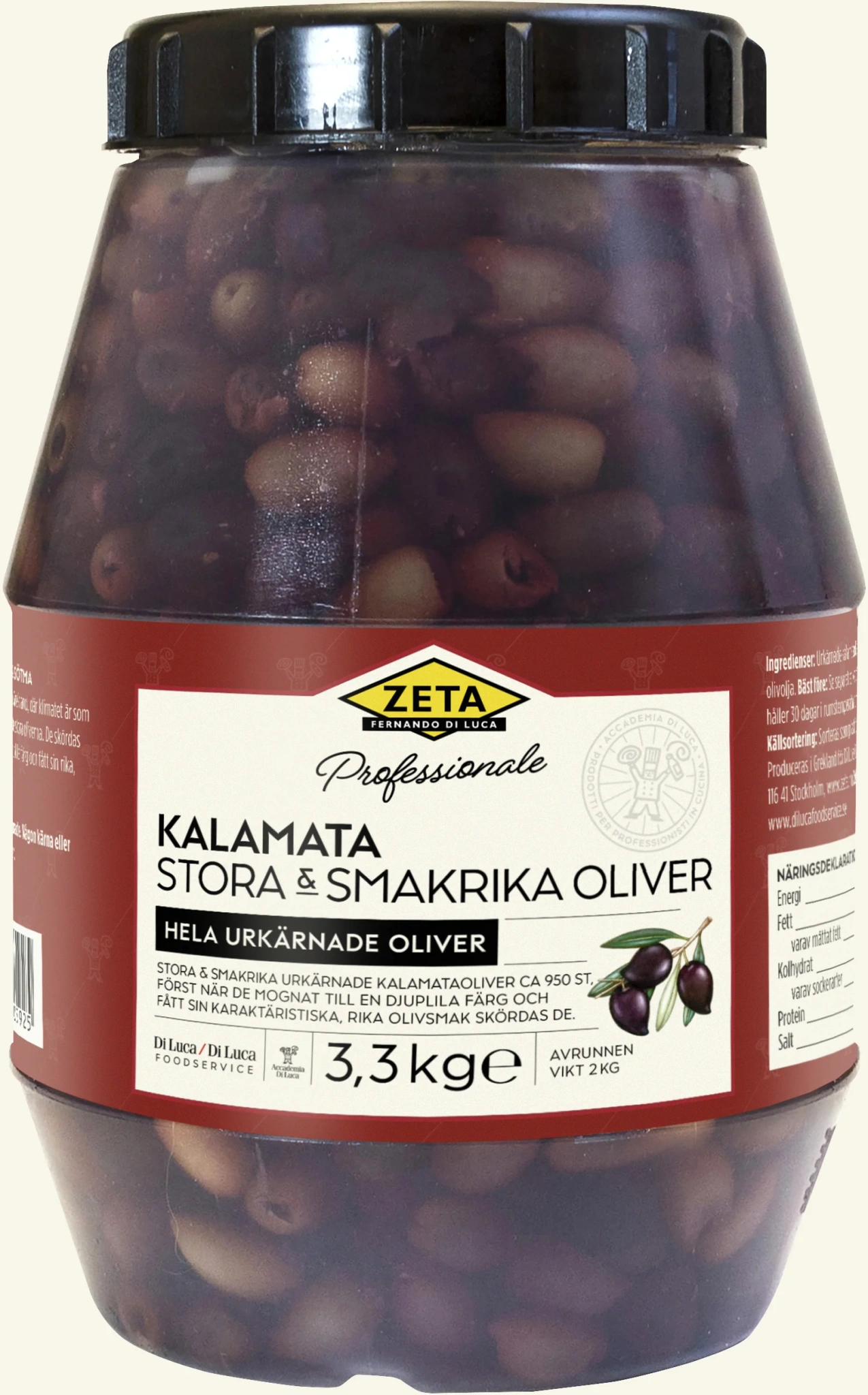Kalamataoliver urkärnade