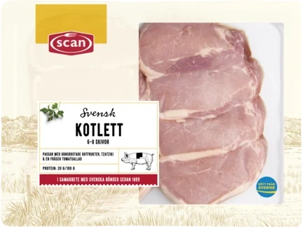 Kotlett brf skivad