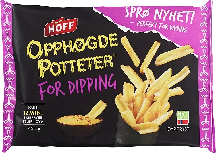 Opphøgde Potteter for Dipping 450g Hoff