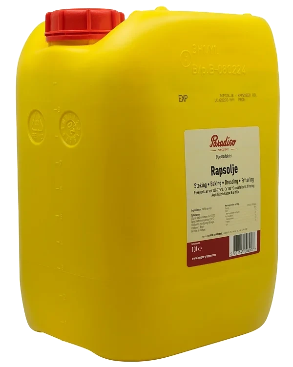 Paradiso Rapsolje 10l