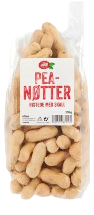 Peanøtter med Skall 300g Husk!