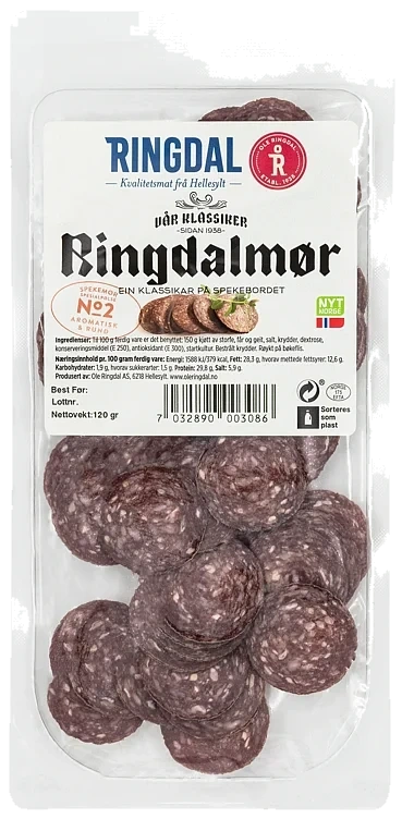 Ringdalmør Røkt i Skiver 120g
