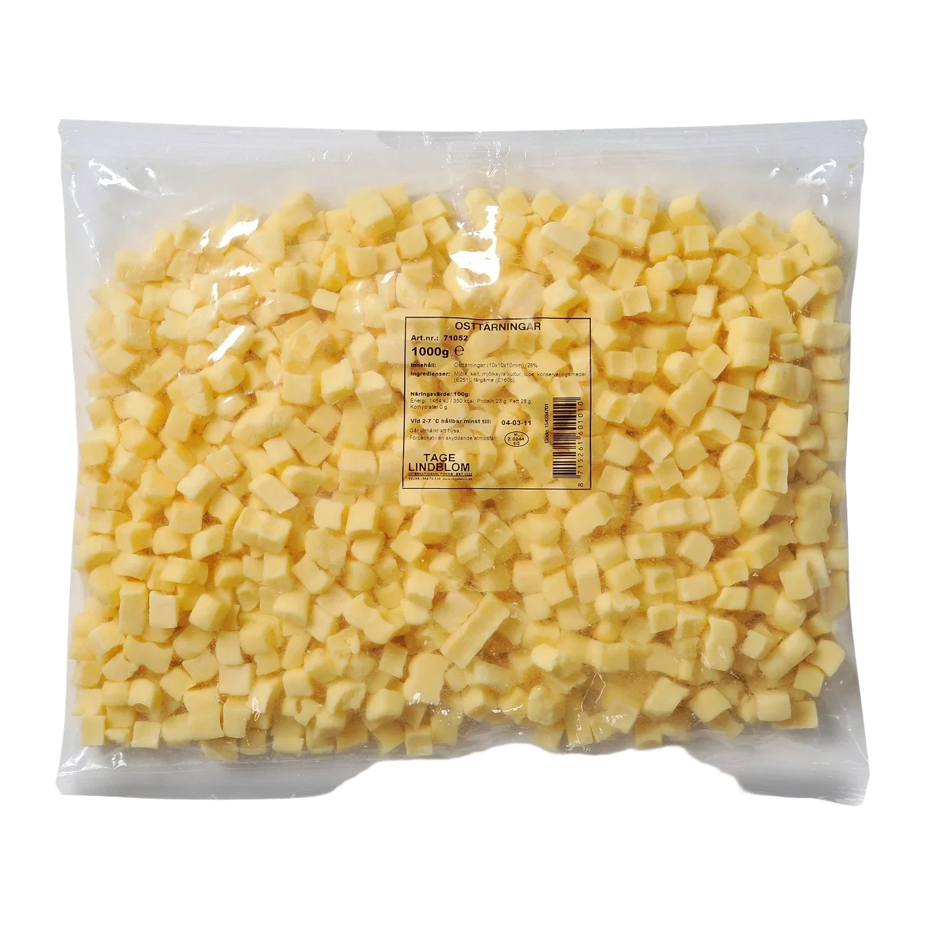 Osttärningar Gouda 28%