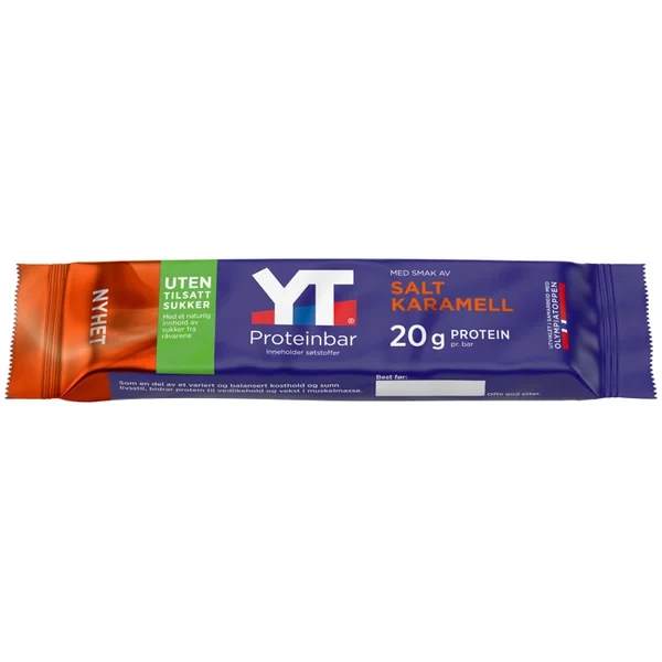 Yt Proteinbar Salt Karamell 50g Tine