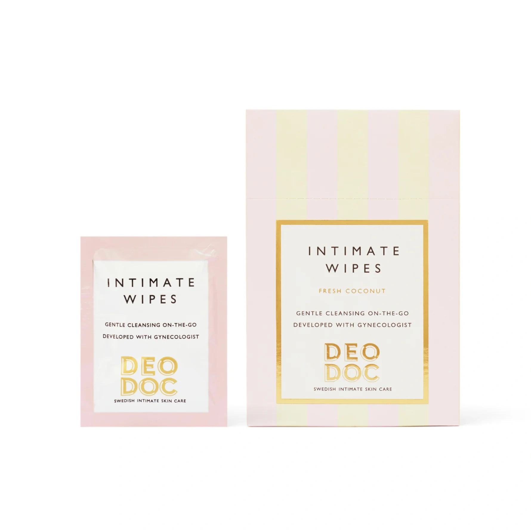 DeoDoc Intimate Wipes Fresh Coconut 10 pcs