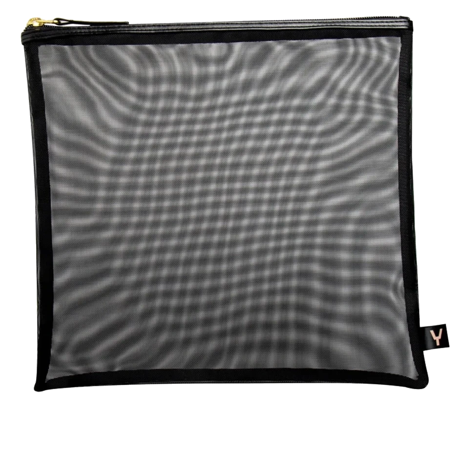 Sense of Youty Mesh Beauty Bag Black
