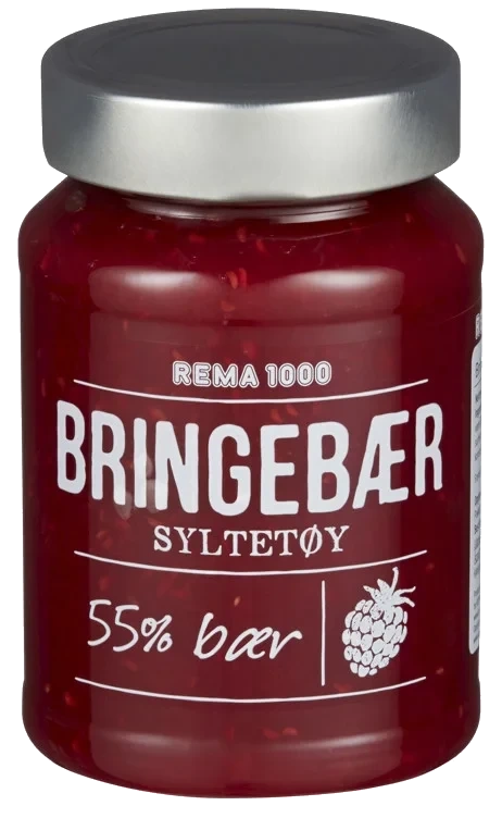 Bringebærsyltetøy  525g