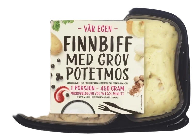 Finnbiff m/Grov Potetstappe 450g