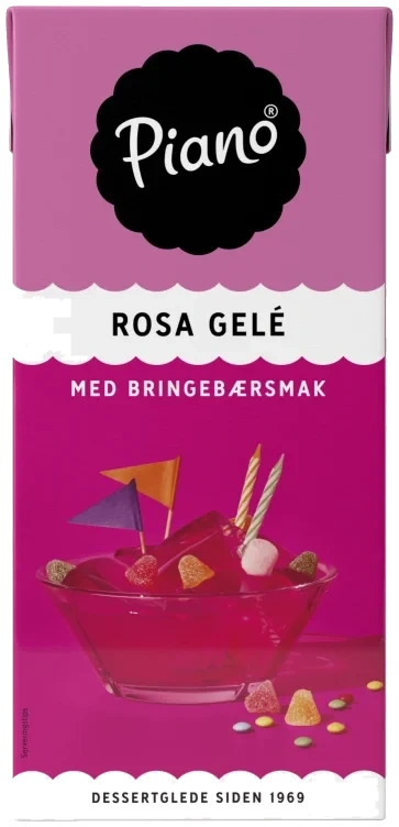 Bringebærgele 1l Piano