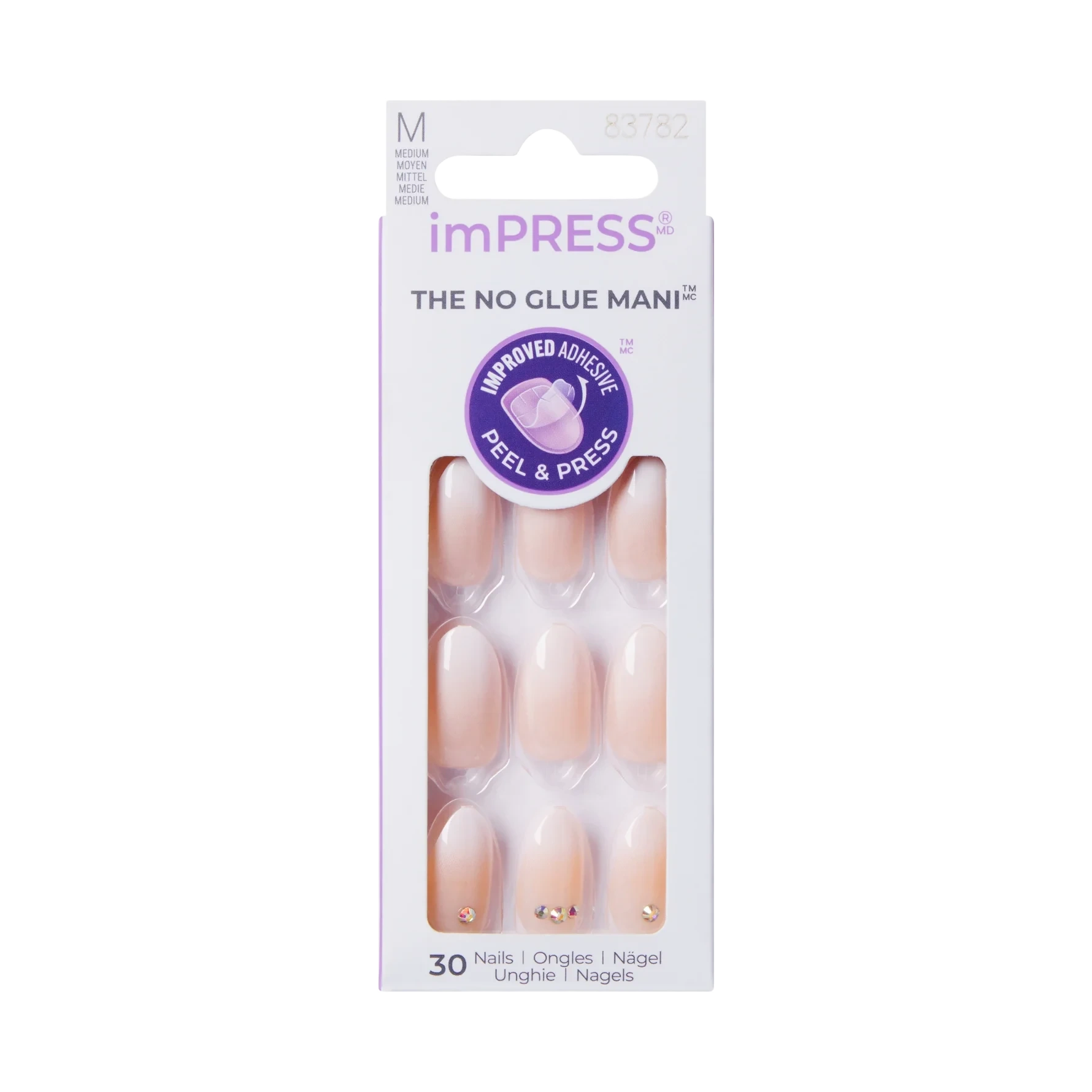 Kiss imPRESS Medium Awestruck 30 pcs
