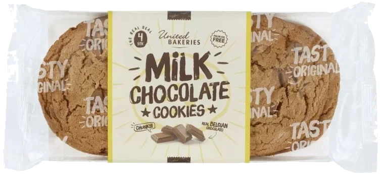 Cookies Milk Choco 240g United Bakeries