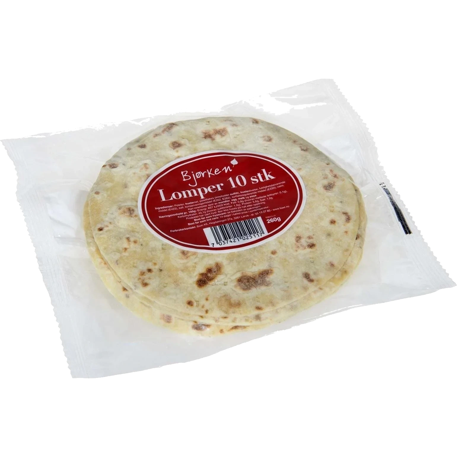 Lompe 10pk 260g Bjørken