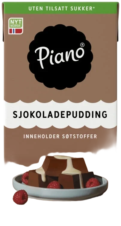 Piano Sjokopudding uten 1/2l Tine