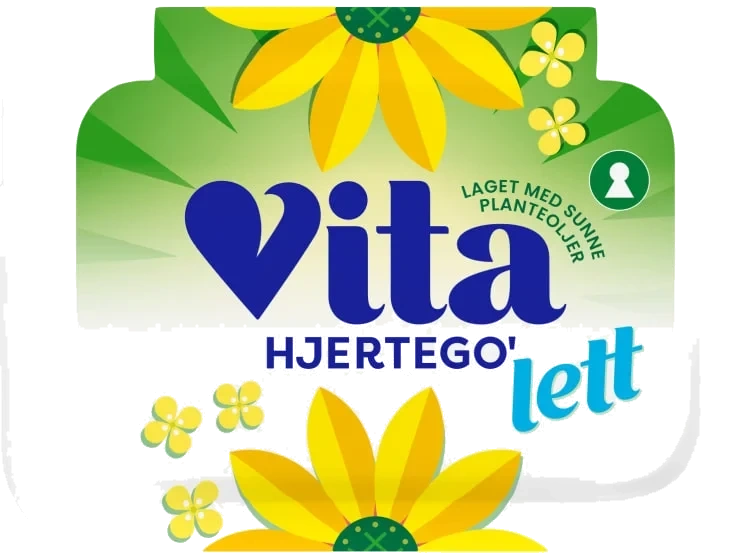 Vita Hjertego Lettmargarin 370g
