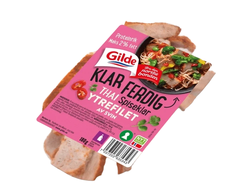 Spiseklar Svin Ytrefil Asiatisk 180g Enh