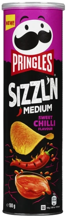Pringles Sizzlin Hot Sweet Chili 180g