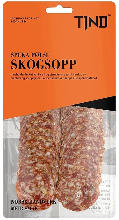 Speket pølse skogssopp  80g