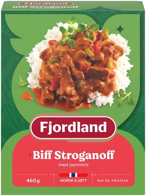 Biff stroganoff m/ris    460g