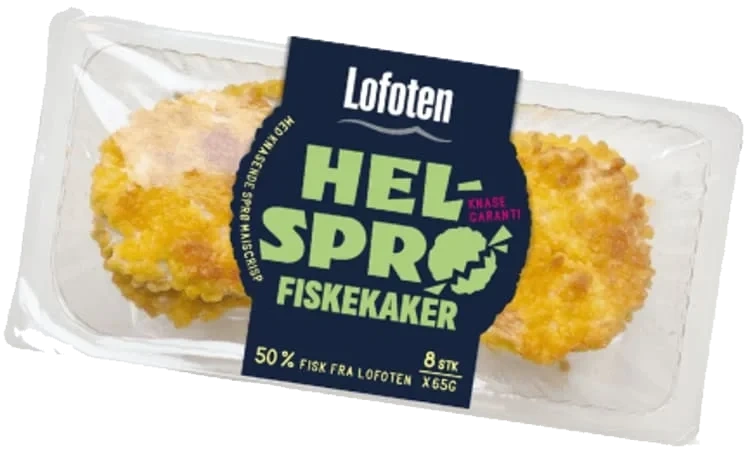 Fiskekaker Helsprø 500g Lofoten