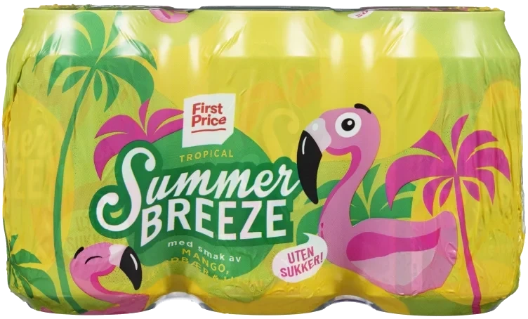 Summer Breeze u/sukker 0,33lx6 boks First Price