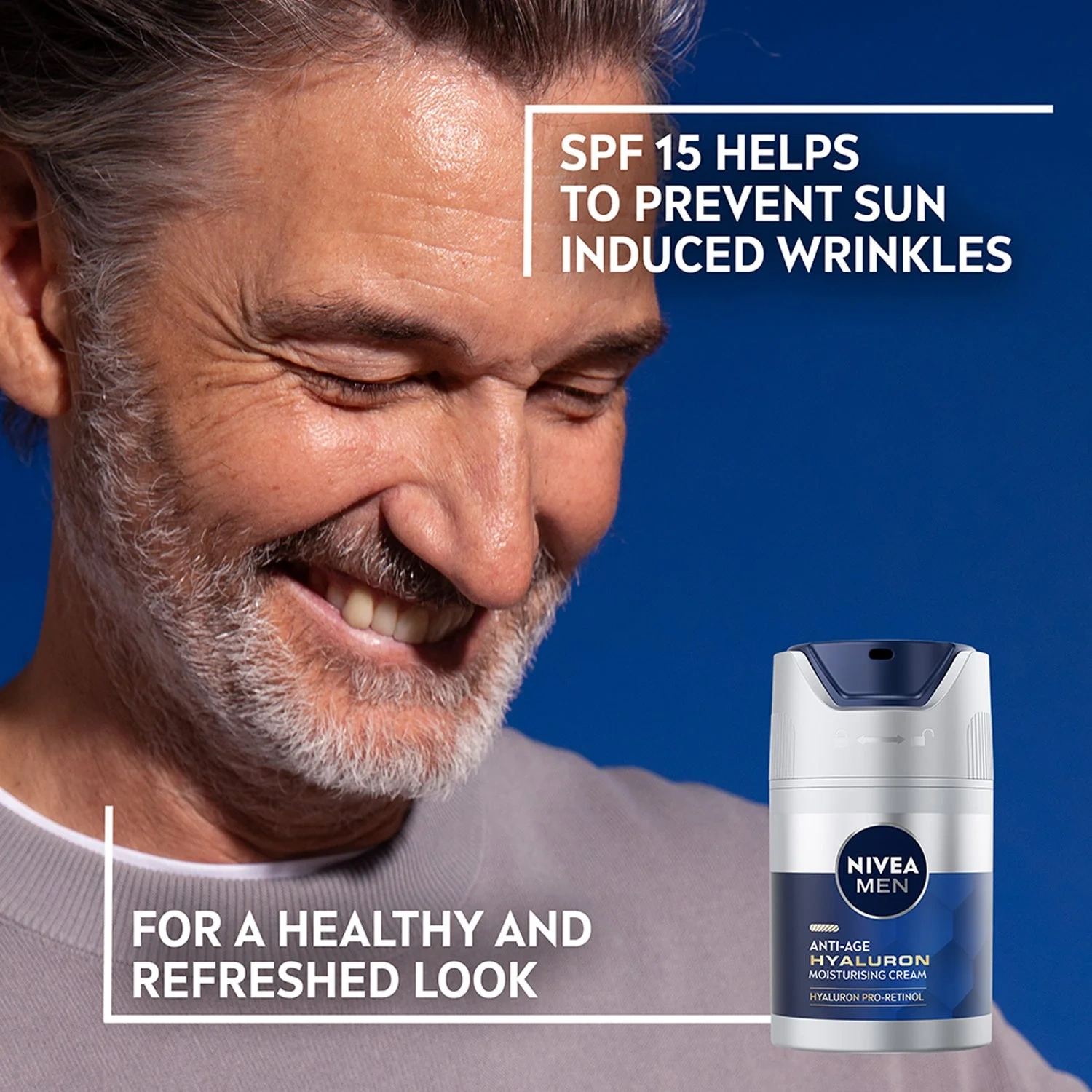 Nivea Men Anti-age Hyaluron Face Cream Spf15, 50ml