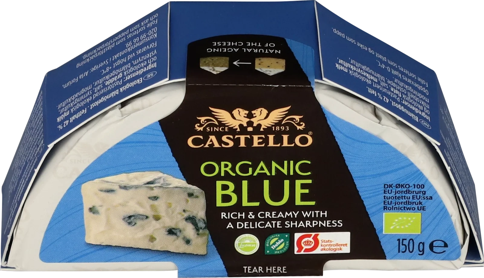 Castello Blå Økologisk 150g
