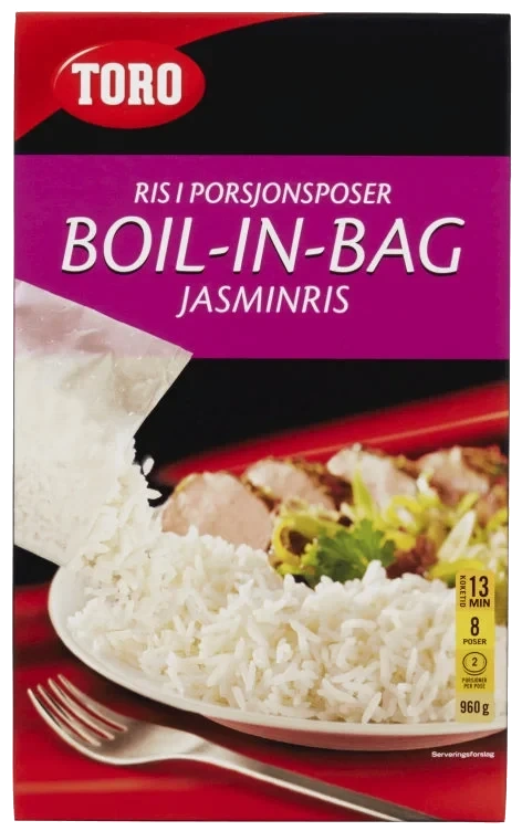 Jasminris boil in bag 960g