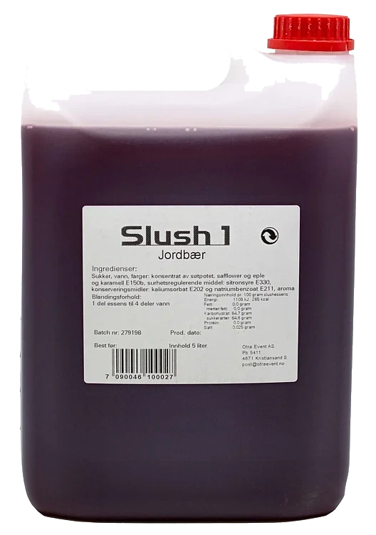Dream slush mix jordbær   5l