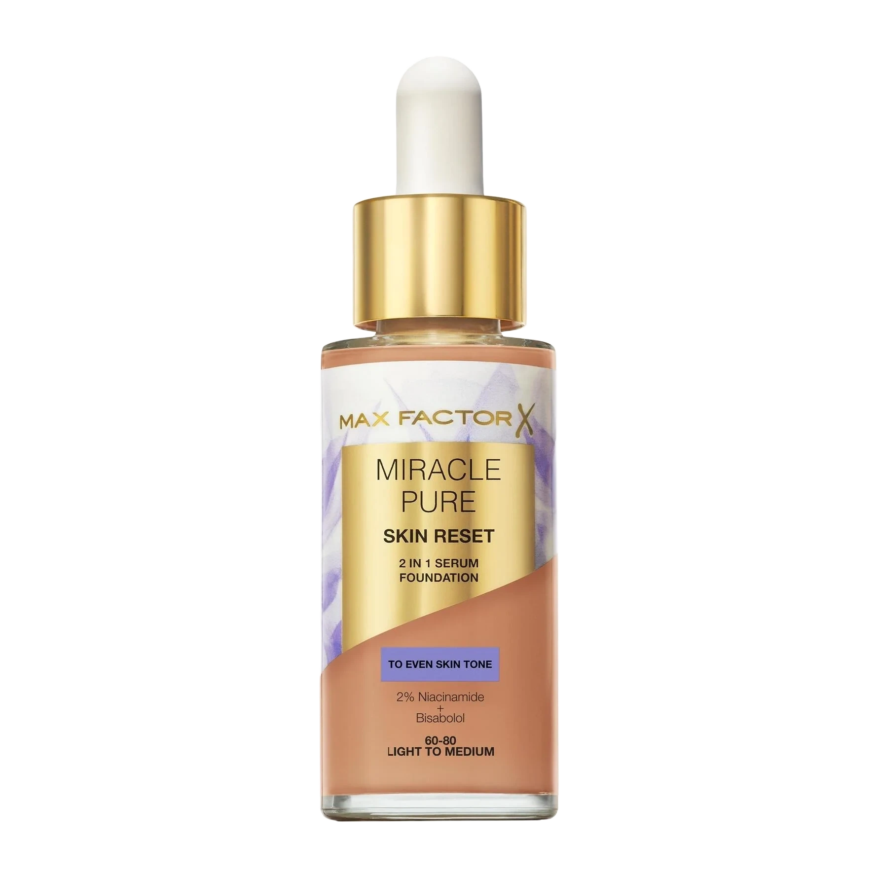 Max Factor Miracle Pure Serum Foundation 4 Light To Medium