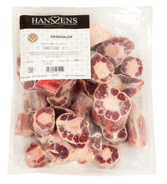 Oksehaler Ca.1kg Frys Hanssens