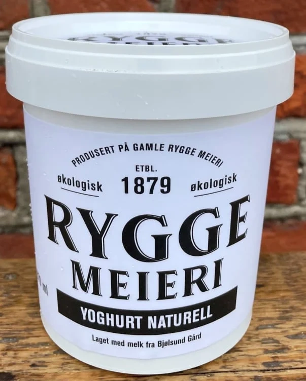Rygge Meieri Yoghurt Naturell 870g