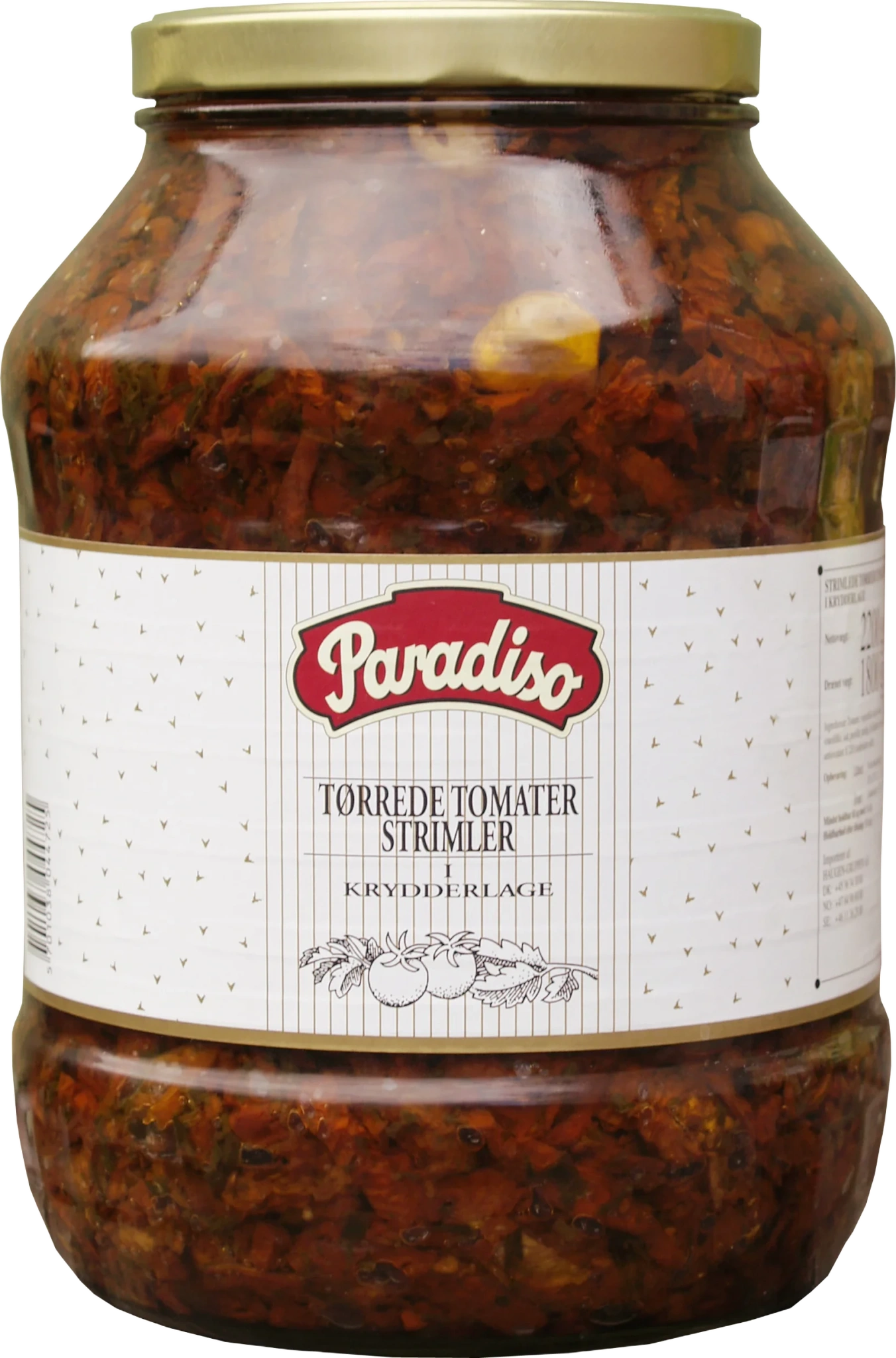 Soltorkade Tomatstrimlor