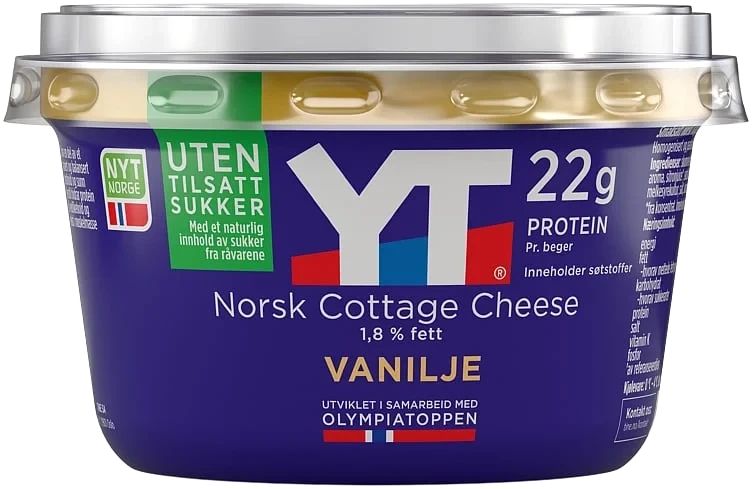 Yt cottage cheese vanilje  170g