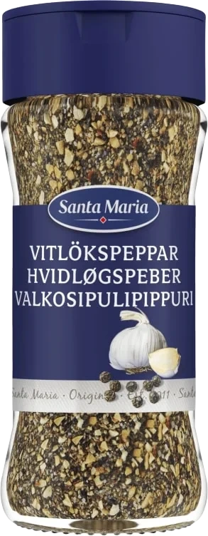 Hvitløkspepper 90g Santa Maria
