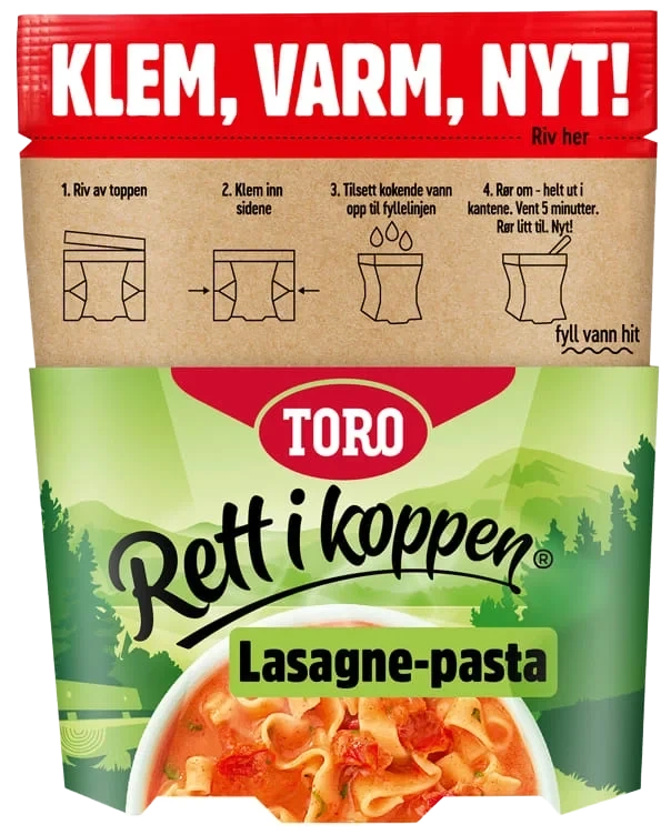 Toro Rik Lasagnepasta 68g