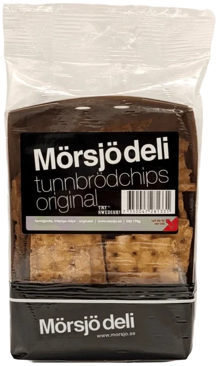 Tunnbrödchips Ori Flowpack 170g Mörsjö Deli