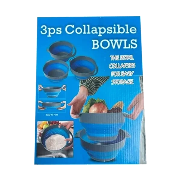 Sammenleggbare Boller 3-pk