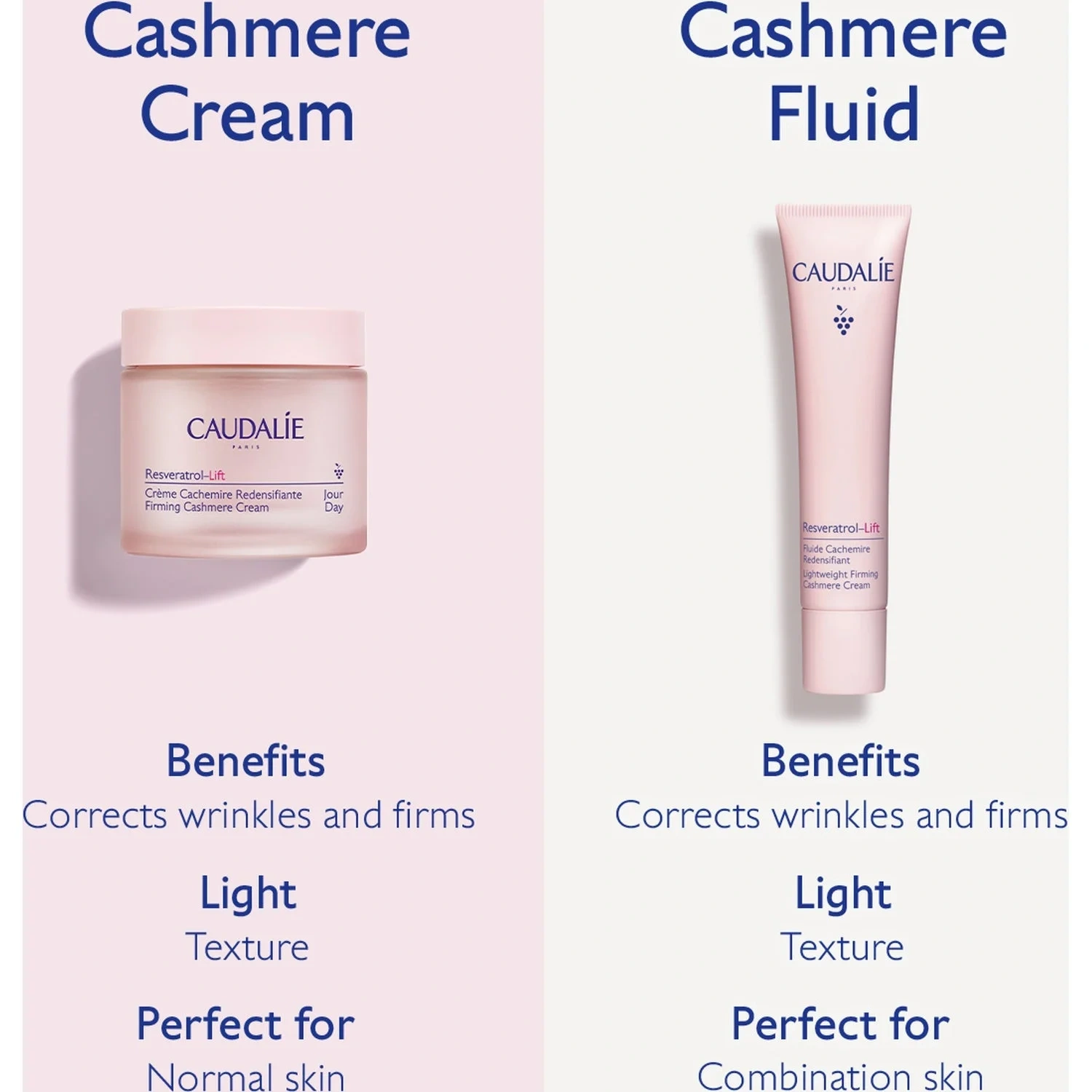 Caudalíe Resveratrol-Lift Firming Cashmere Cream 50 ml