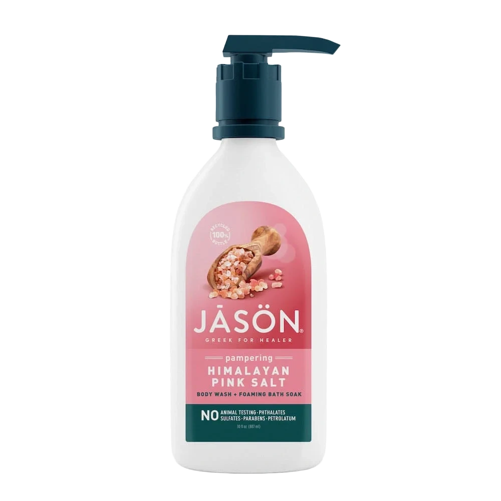 Himalayan Pink Salt Body Wash. Stor flaske