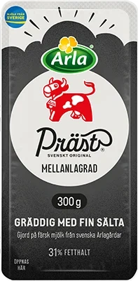 Präst® skivad ost 31%