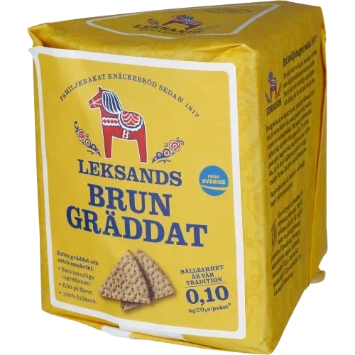 Brungräddat Knäckebröd