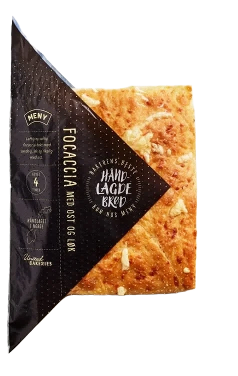 Focaccia m/Løk & Ost 260g