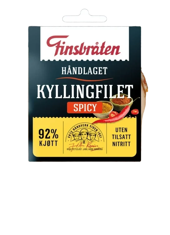 Kyllingfilet Spicy Pålegg 90g Finsbråten