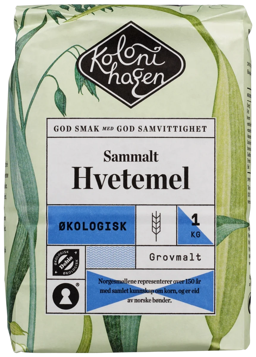 Hvetemel sammalt økol. 1kg