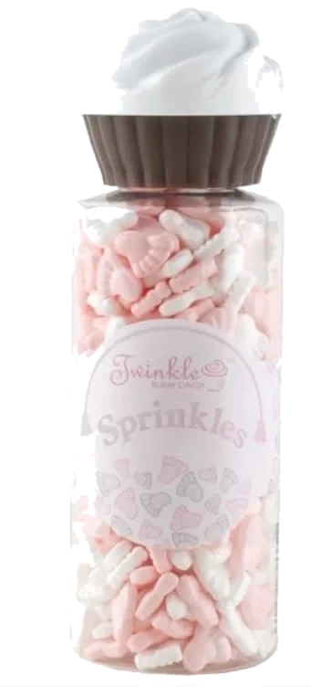Kakestrø Babyføtter Rosa 75g Twinkle