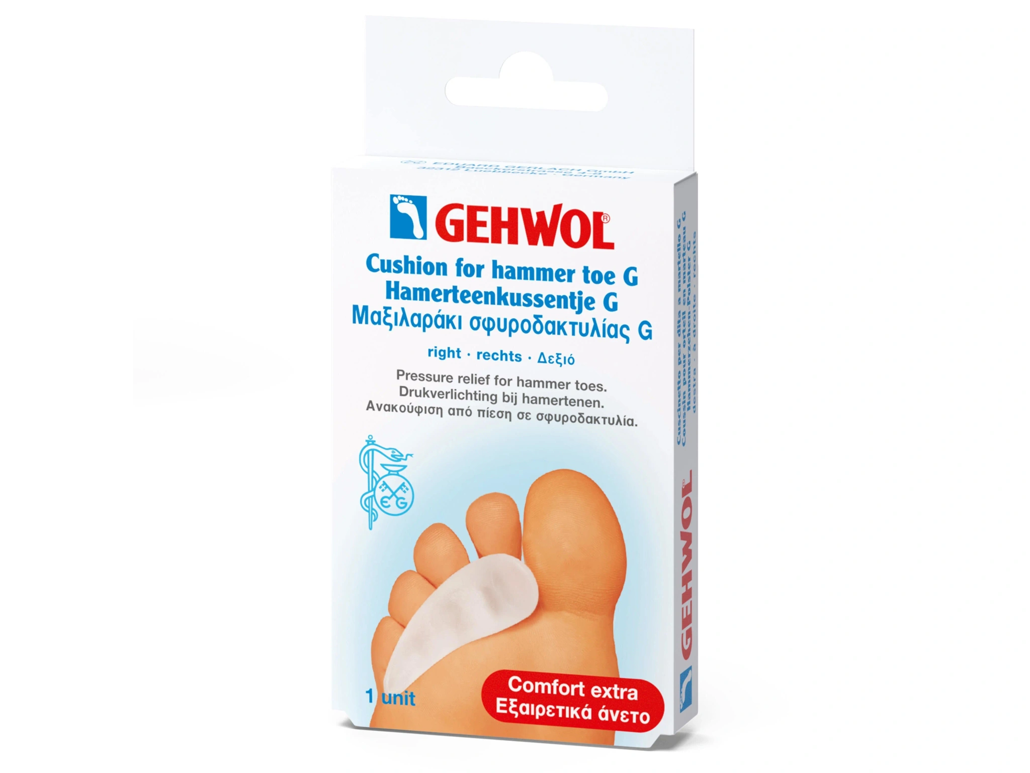 Gehwol Cushion Hammer Toe G – høyre, 1 stk.