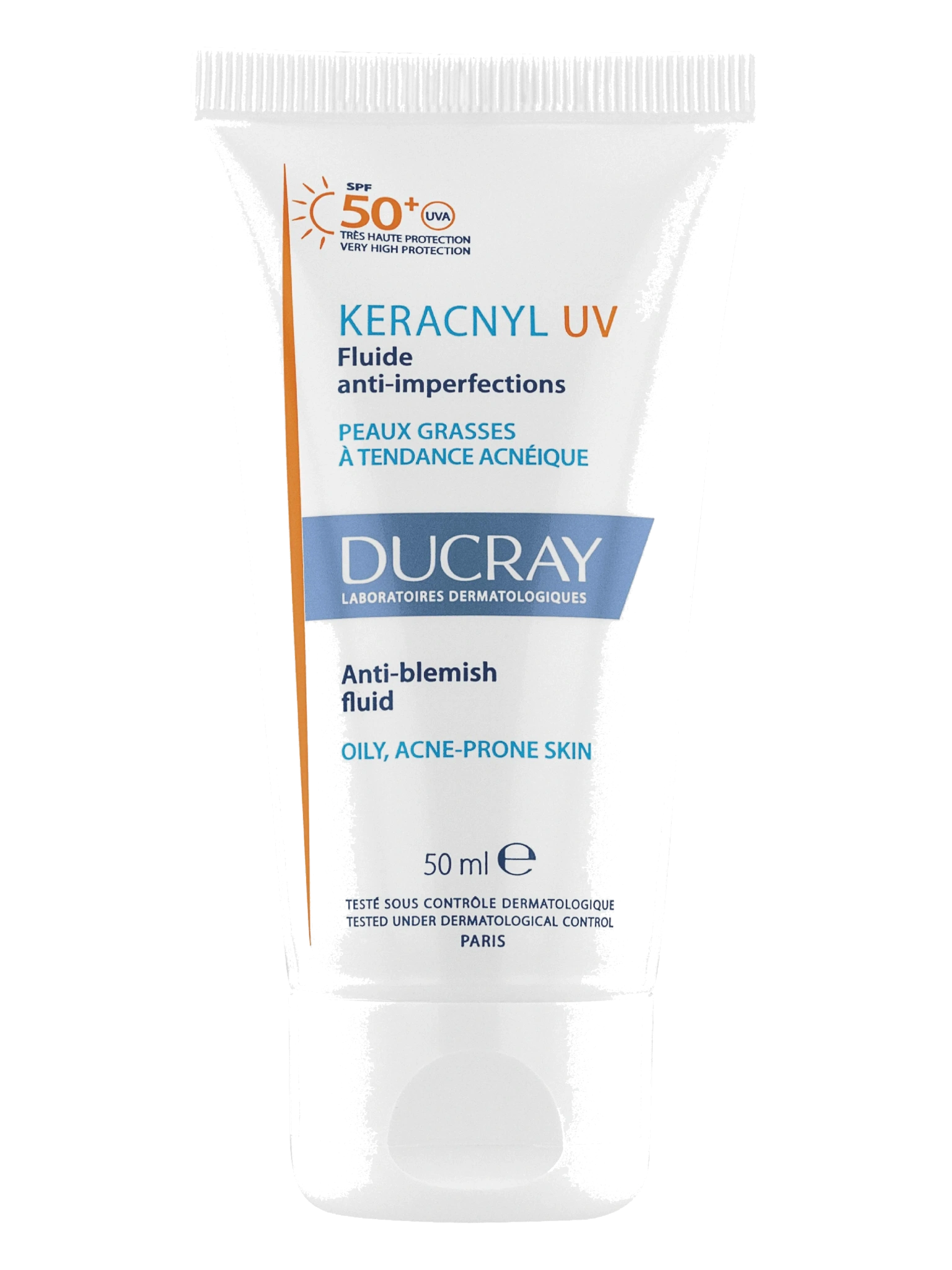 Ducray Keracnyl UV50 Fluid SPF50+, 50 ml